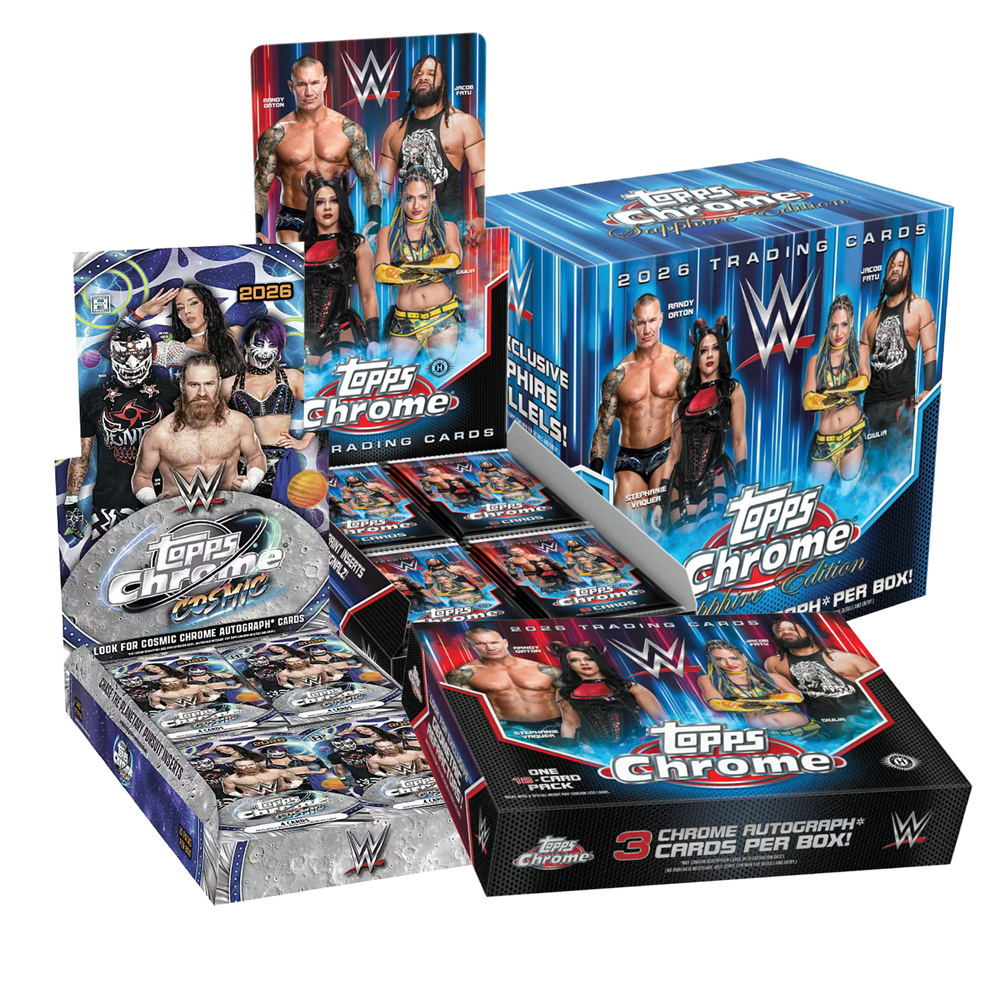WWE Break #68 - Sapphire/Breakers/Hobby/Cosmic - Livebreak 14.06