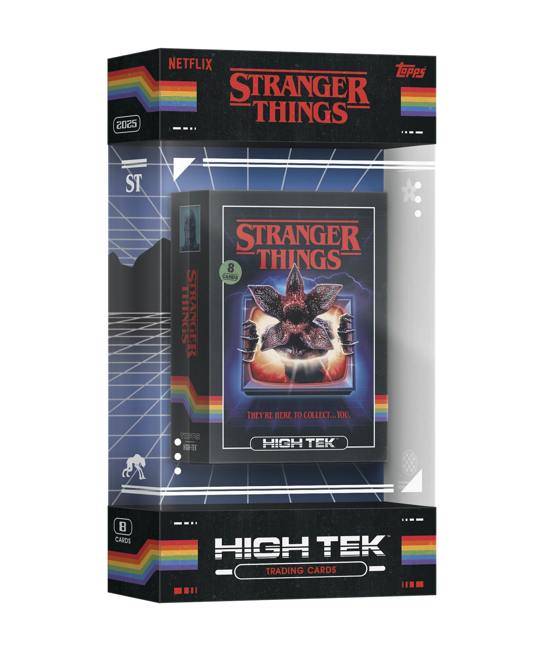 2025 Topps Stranger Things High-Tek Hobby Box - Sealed nach Hause 2025 Topps Stranger Things High-Tek Hobby Box - Sealed nach Hause