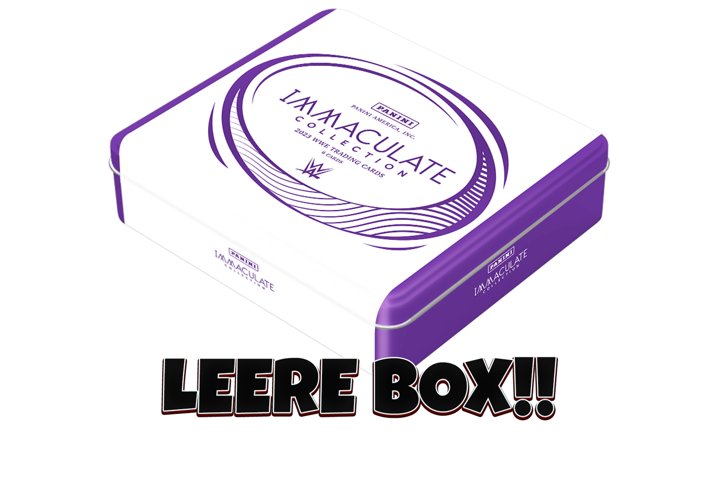 2023 Panini Immaculate WWE Hobby Box (Leere Box) - Sealed nach Hause