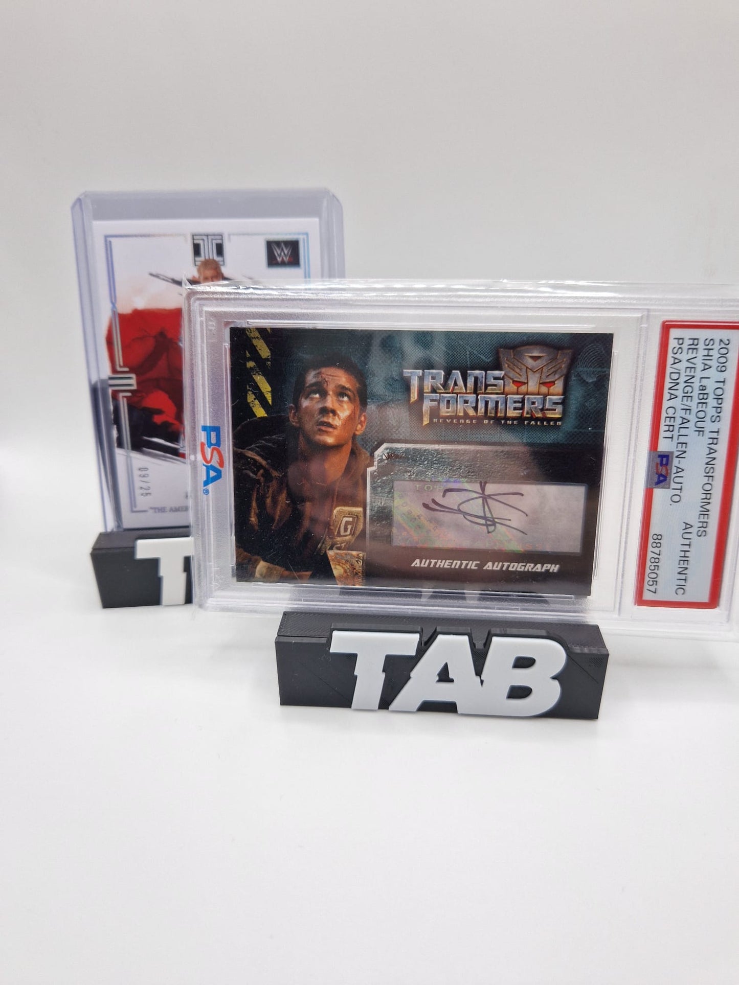 1x TAB Trading Card Stand - Weiß/Schwarz