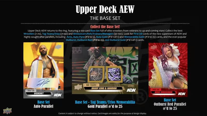 2026 Upper Deck AEW All Elite Wrestling Hobby Box - Livebreak