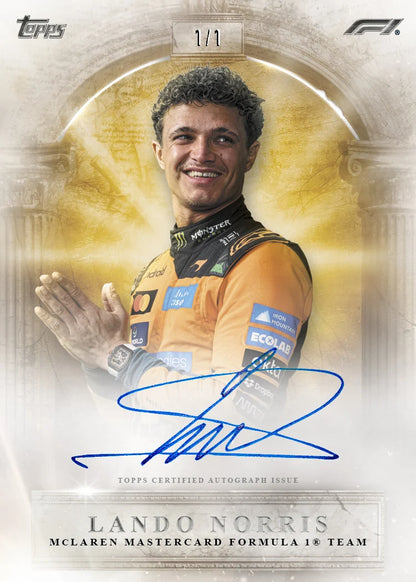 2026 Topps Eccellenza Formula 1 Racing - Livebreak
