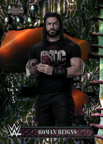 2025 Topps Chrome WWE x Cactus Jack Einzelpack - Livebreak 12.09