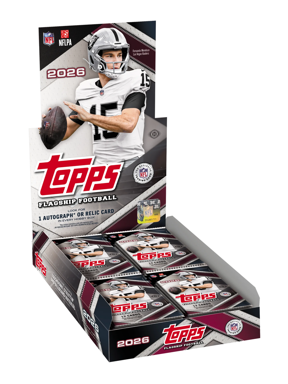 NFL Break #1 - HALF CASE (6 BOXEN) 2026 Topps Flagship Football Hobby Box - Livebreak 23.08
