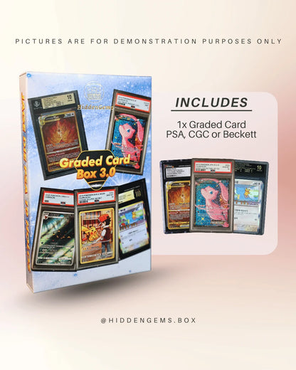 Hidden Gems Pokémon Graded Card Box 3.0