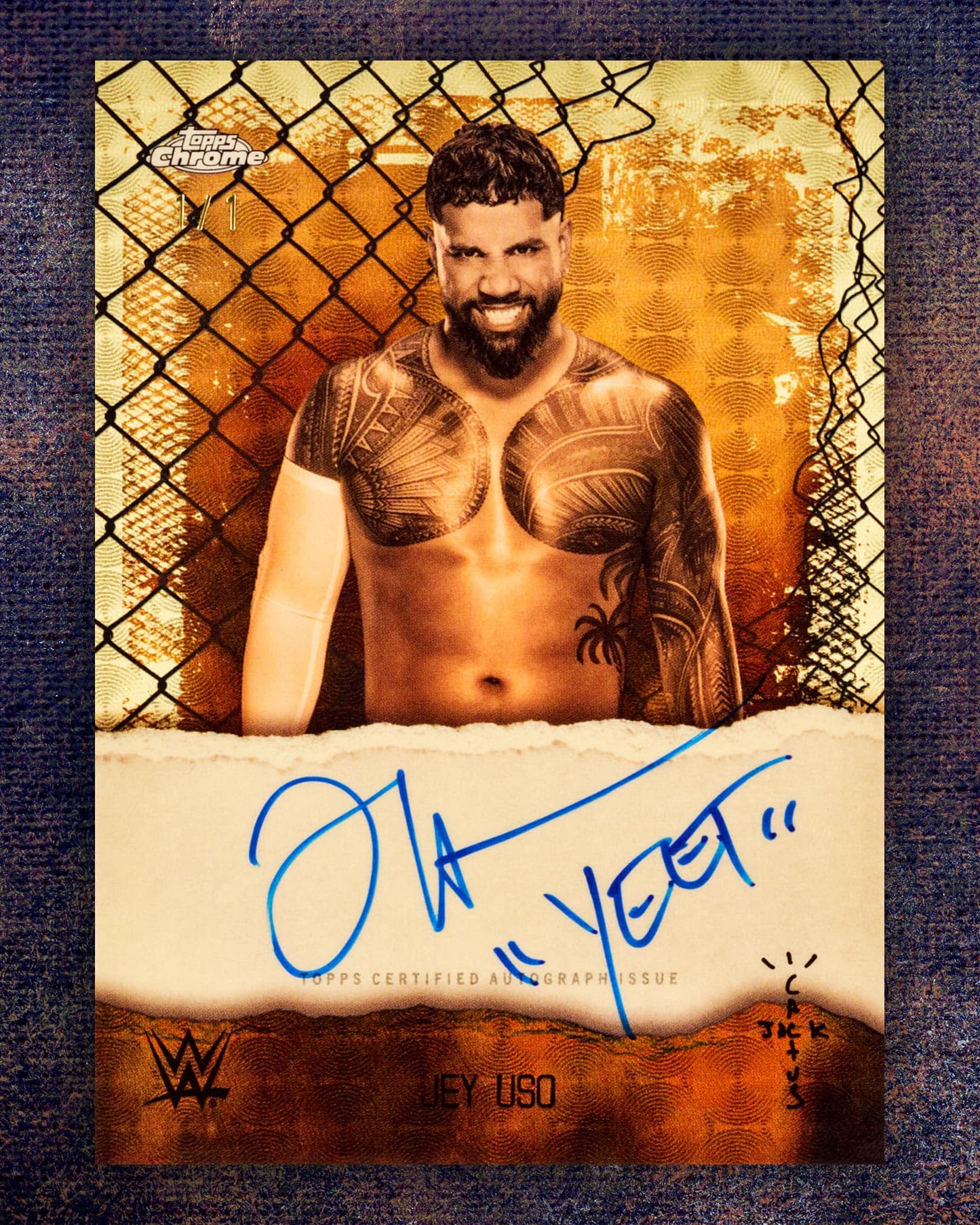 2025 Topps Chrome WWE x Cactus Jack Einzelpack - Livebreak 12.09