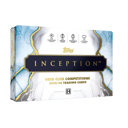 FULL CASE (8 Box) 2025-26 TOPPS INCEPTION UEFA CLUB COMPETITIONS HOBBY BOX - PICK YOUR TEAM/PLAYER - LIVEBREAK #1