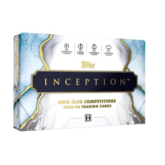FULL CASE (8 Box) 2025-26 TOPPS INCEPTION UEFA CLUB COMPETITIONS HOBBY BOX - PICK YOUR TEAM/PLAYER - LIVEBREAK #1