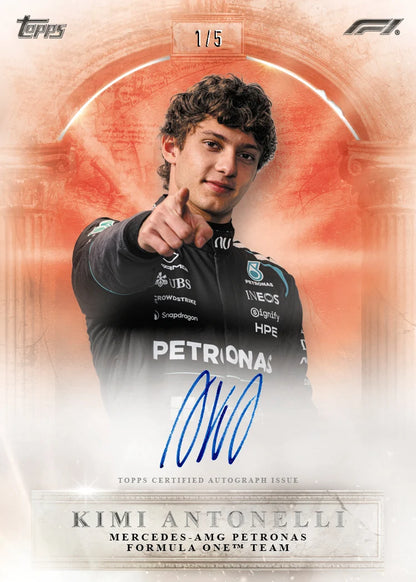 2026 Topps Eccellenza Formula 1 Racing - Livebreak