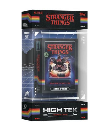 2025 Topps Stranger Things High-Tek Hobby Box - Sealed nach Hause