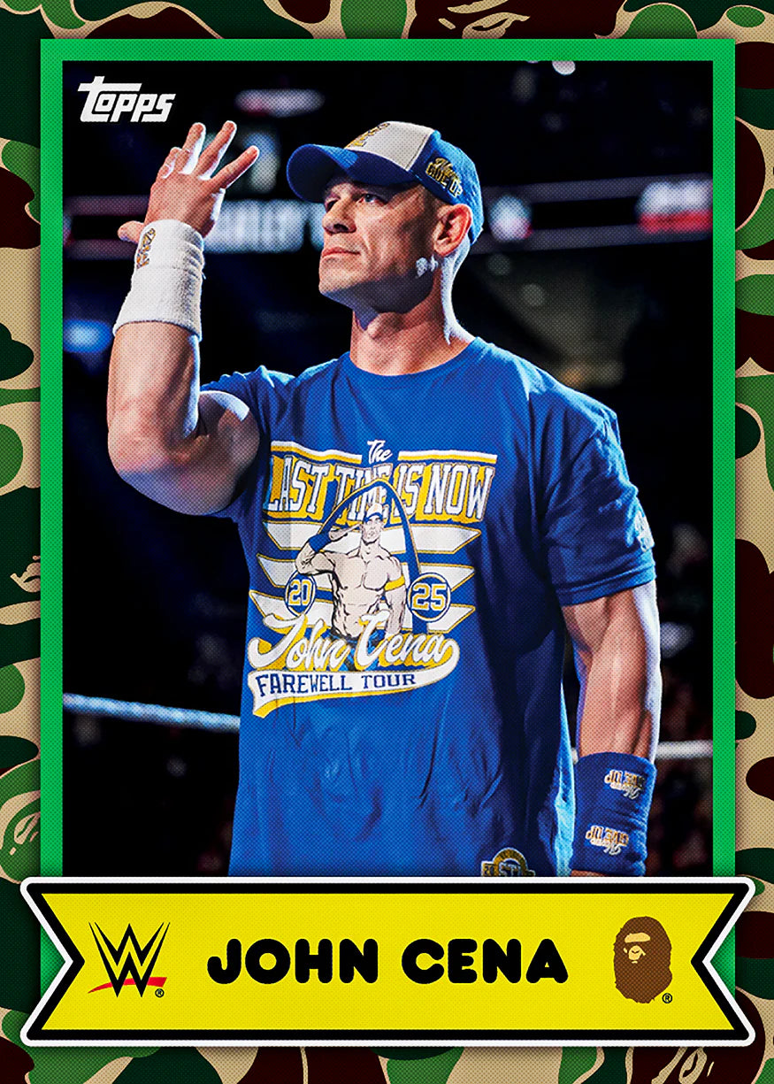 2025 Topps WWE x BAPE - Sealed nach Hause