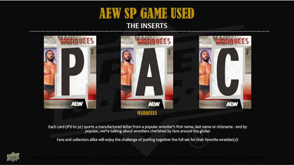 2025 Upper Deck AEW SP Game Used All Elite Wrestling Hobby Box