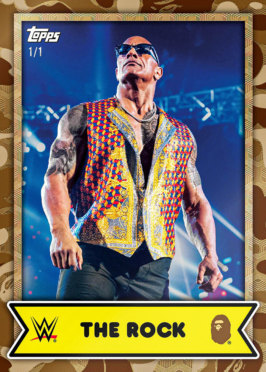 2025 Topps WWE x BAPE - Sealed nach Hause