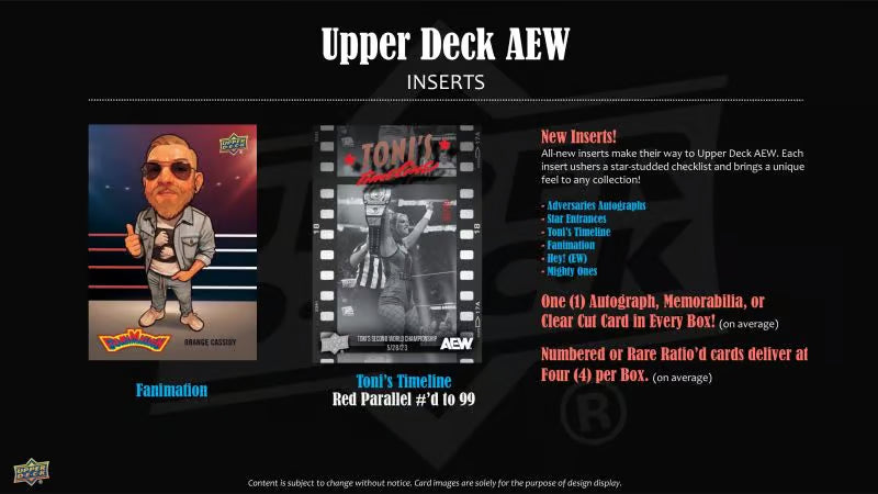 2026 Upper Deck AEW All Elite Wrestling Hobby Box - Livebreak