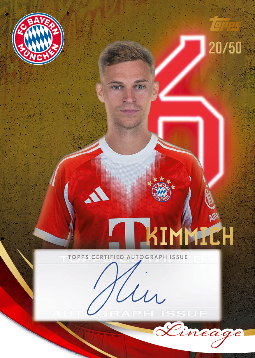 Topps Lineage FC Bayern München 2025/26 - Hit Draft #1 - Livebreak 24.6