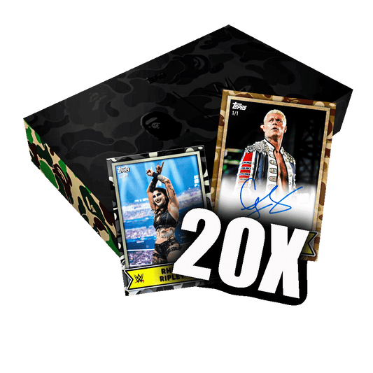 WWE Break #25 - 20x 2025 Topps WWE x BAPE PYW - Livebreak 20.02