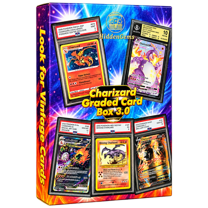 Hidden Gems Pokémon Graded Charizard Box 3.0