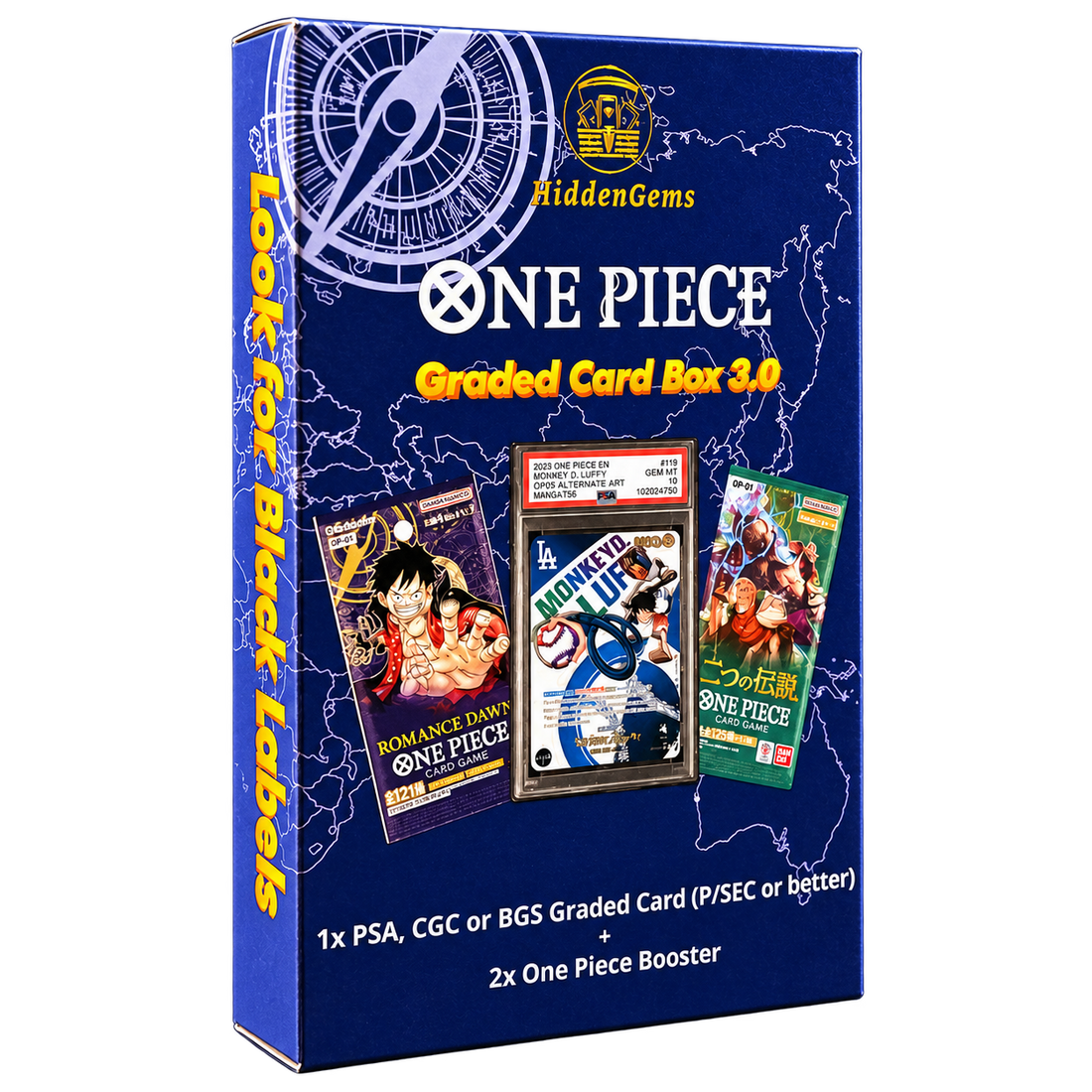 Hidden Gems One Piece Graded Card Box