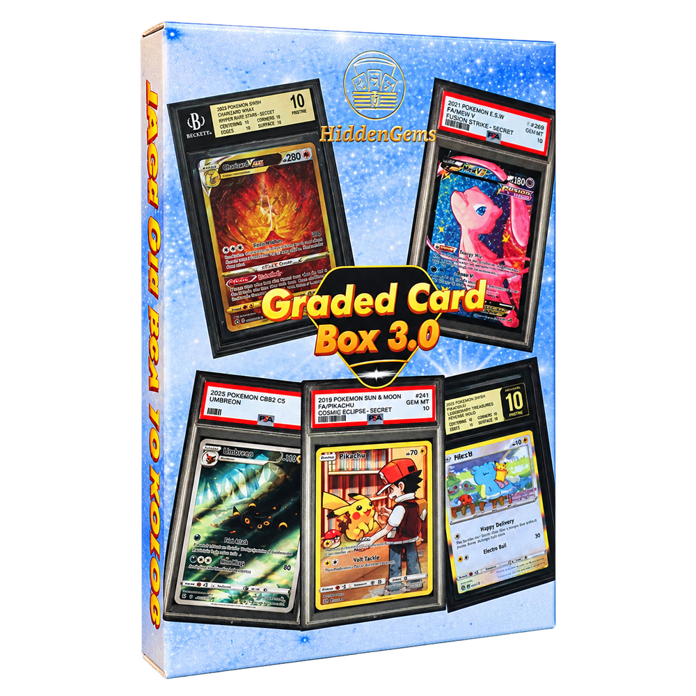 Hidden Gems Pokémon Graded Card Box 3.0