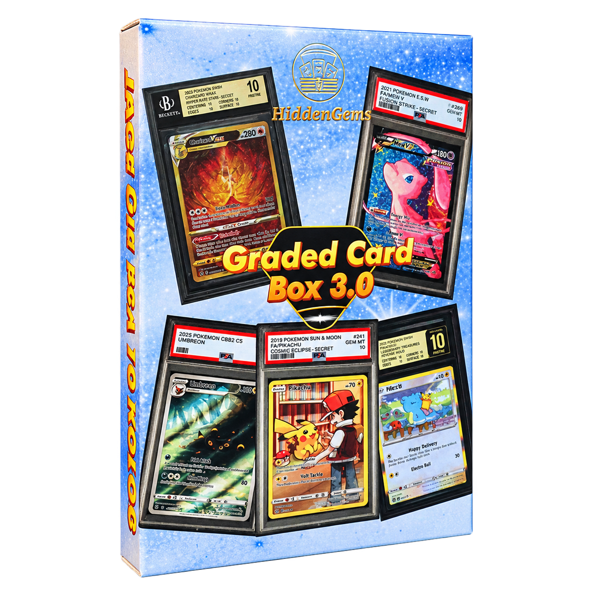 Hidden Gems Pokémon Graded Card Box 3.0