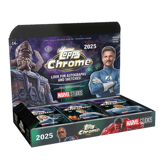 2025 Topps Marvel Studios Chrome Hobby Box