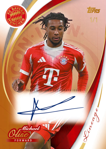 Topps Lineage FC Bayern München 2025/26 - Hit Draft #1 - Livebreak 24.6