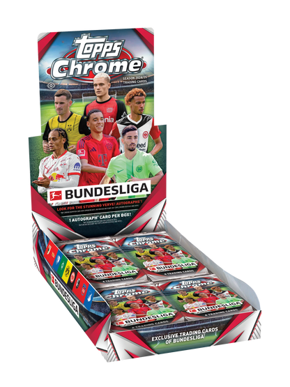 2025 Topps Chrome® Bundesliga - Hobby Box - Sealed nach Hause