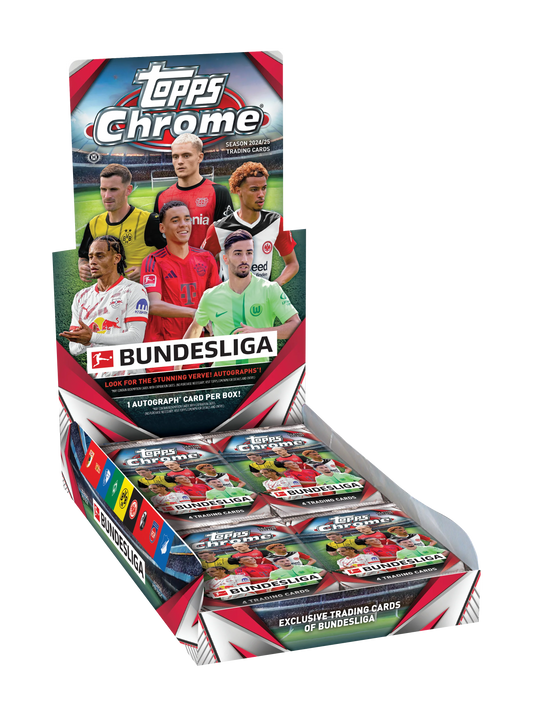 2025 Topps Chrome® Bundesliga - Hobby Box - Sealed nach Hause