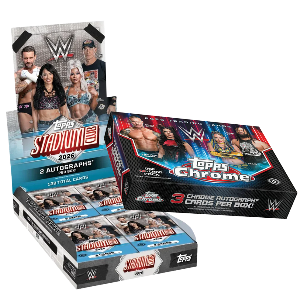 WWE Break #111 -Half Case Stadium Club + Breakers Delight Chrome - Livebreak 01.11