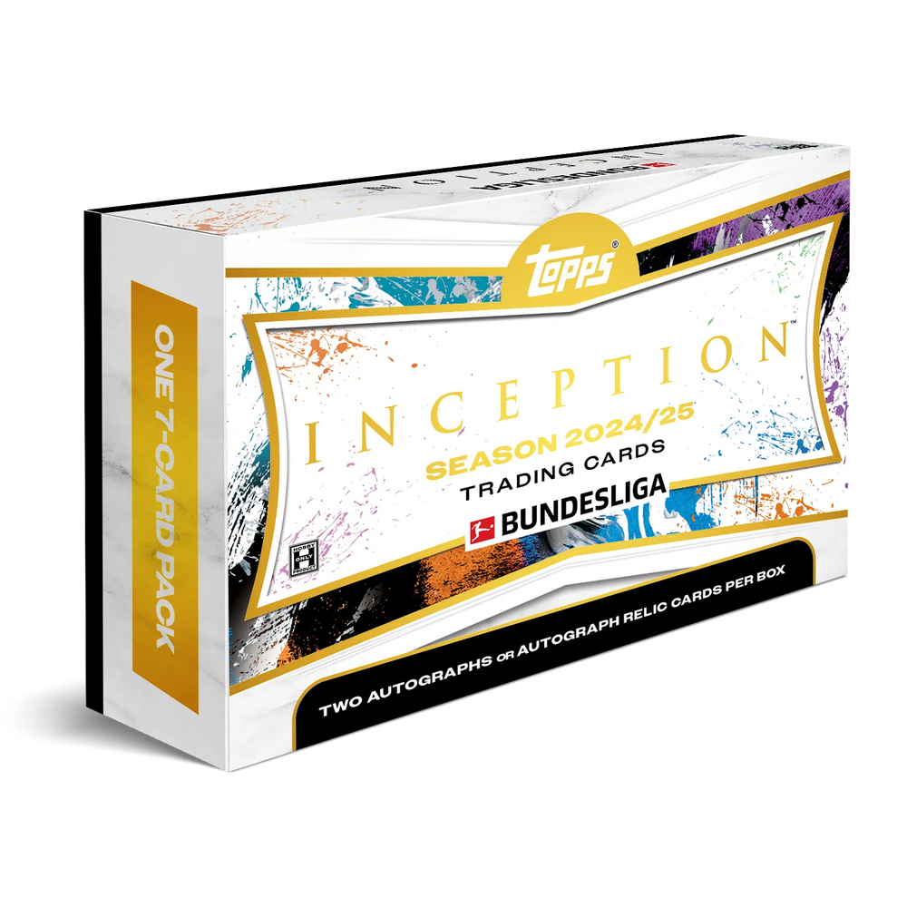 2024-25 TOPPS Inception Bundesliga Soccer Cards Hobby Box - Hit Draft - Livebreak