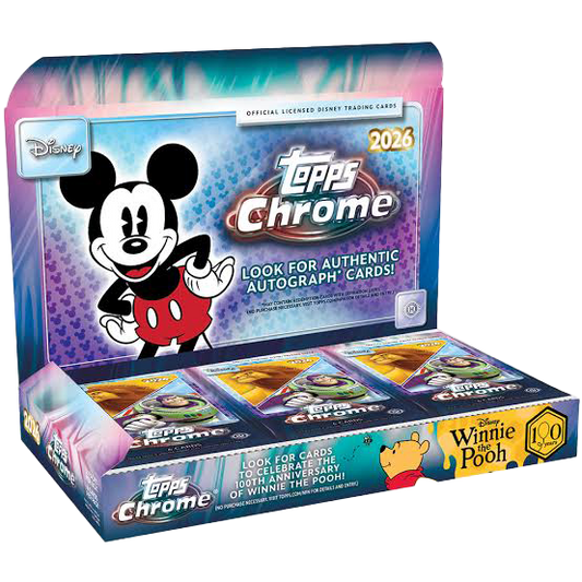 3x Boxer 2026 Topps Chrome Disney Hobby Box -  Livebreak