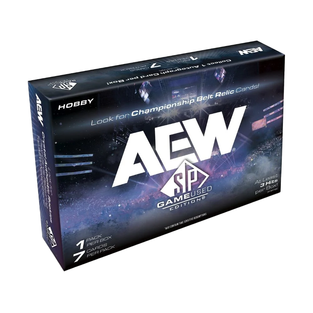 2025 Upper Deck AEW SP Game Used All Elite Wrestling Hobby Box