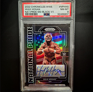 Hulk Hogan · Black Prizm Signature 1/1